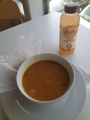 Red lentil soup