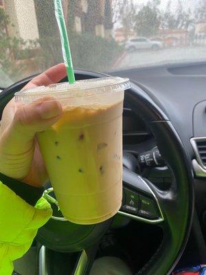 New iced coffee! SO GOOD. Not too sweet either