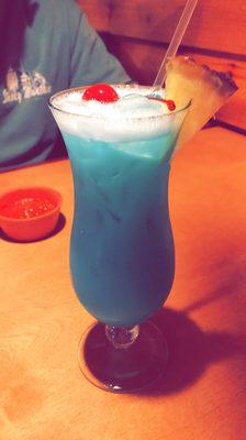 Blue Hawaiian is wonderful $6