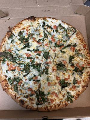 Spinach and Feta Pizza