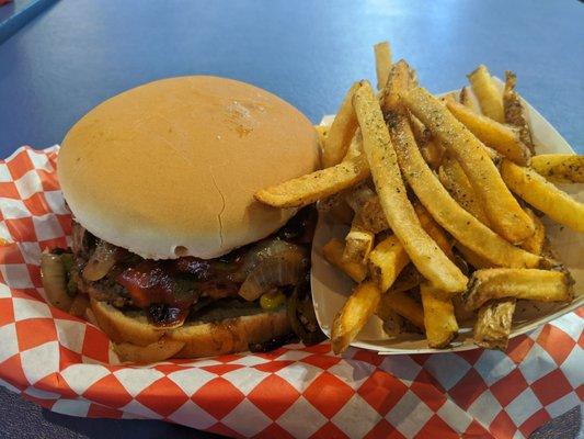 1/2lb Jungle Burger with Fries