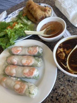 Our favs Imperial Rolls and Spring Rolls!!!