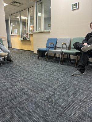 Waiting room on west side