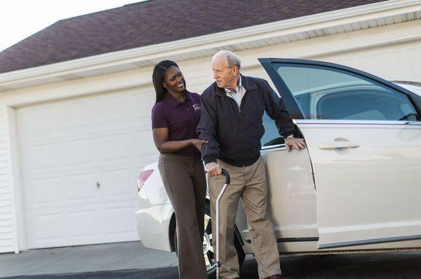 Need a ride? Your CAREGiver can safely transport your loved one to the Doctor's office, a social function, a family visit to stay connected