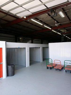 Large Indoor loading Staging Areas