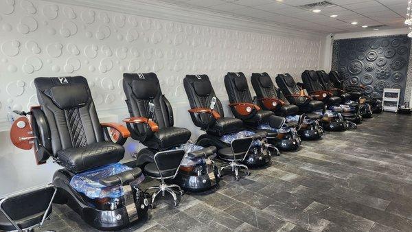 The nice pedicure chairs