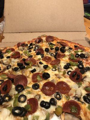 The Christmas Tree pizza