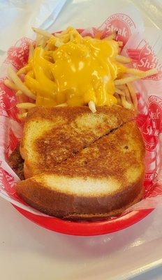 Patty Melt & Cheese Fries