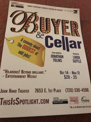 Go see this play it's a delight and the actor charming, funny and talented.