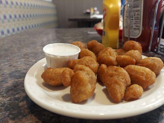 Fried mushrooms and ranch