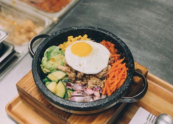 Healthy and nutritious Hot Stone Bowl