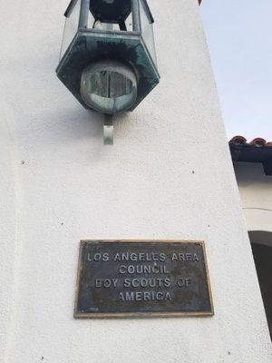 Boy Scouts signage