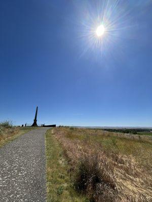 Nice day to hike up to the monument.