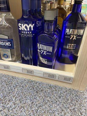 Cheapest vodka here