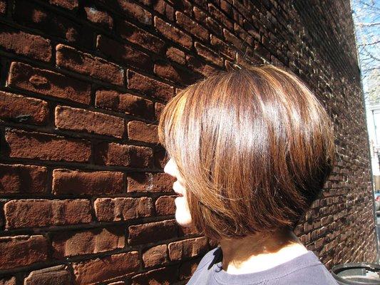 My cut and color by Karina 10 years ago -- she never fails!