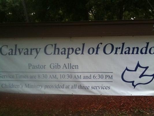 Calvary Chapel Orlando is now at 5015 Goddard