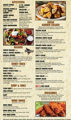 New Menu