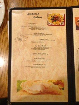 Menu - Entrées