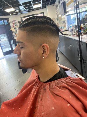 Mid High fade