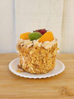 Mini coffee fruit cake