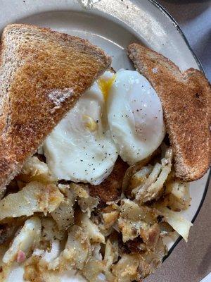 Poached eggs