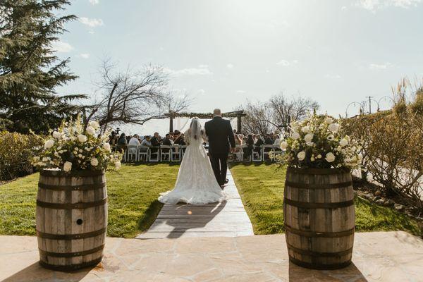 Gorgeous Fairy Tale Wedding at Serendipity Garden Weddings in Oak Glen Photographed by Nathan Goodwin Photography | Brew Visuals