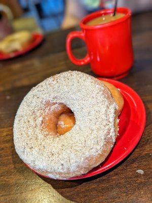 Cinnamon caramel donut