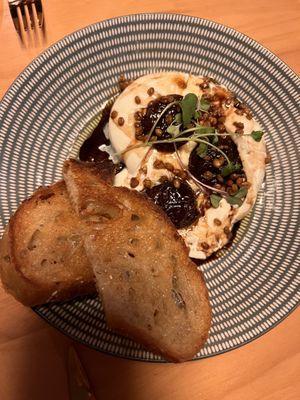 Burrata appetizer