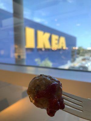 Meatballs with Lingonberry Jam