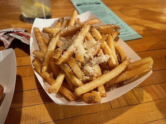 Parmesan Garlic Fries!  Yum!