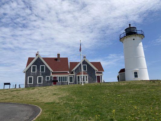 This nearly 150 year old lighthouse sure looks good. Kudos to all who have made that happen.