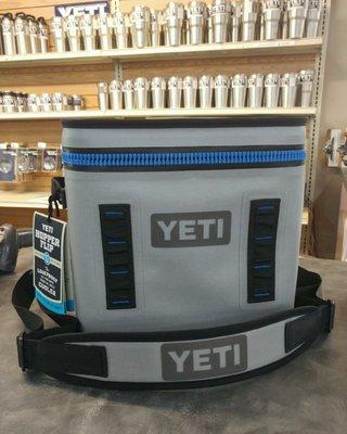 Yeti coolers and tumblers in all varieties