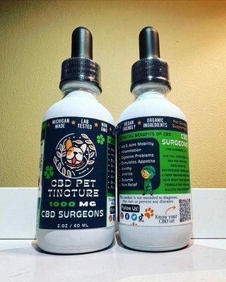 Great product for your dog. Cbd helps with anxiety and joint pain.