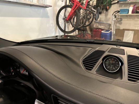 Old Dashboard with Ripple Leather