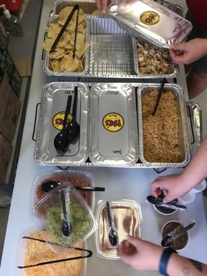 Moe's southwest grill catering party