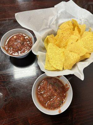 Amazing chips and salsa