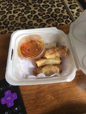 Mini egg rolls