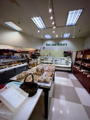 Quite a large selection of pastries and breads!