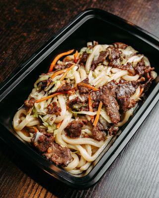 Stir fry udon noodles