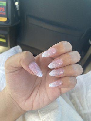 i paid $72 for there gel x which is pricey for the kind of service i got but i really liked how they shaped my nails and the ombre!