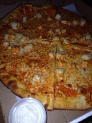 Buffalo chicken pizza