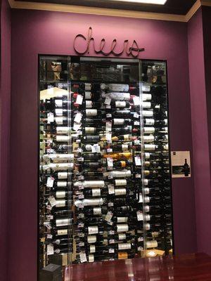 Awesome wine selection