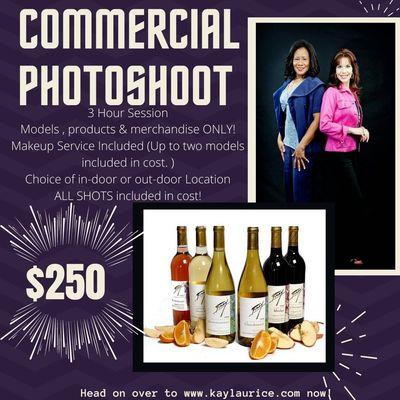 We offer Commercial photoshoot services for entrepreneurs and small business owners who needs affordable & professional photography services