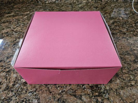 Pink box.