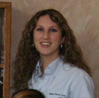 Megan Harris, DVM 
 Years in Practice: 4
 Education:Texas A&M University
 Interests:General Mixed Animal Practice