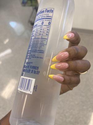 Fill and French tip design