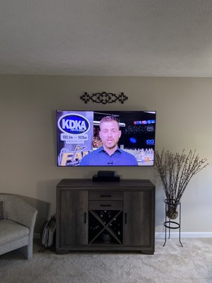 TV Mounting Example