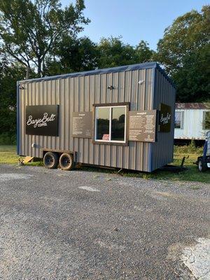 This is our stand! It's set as a drive through!