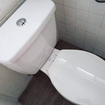 Replaced the toilet with updated