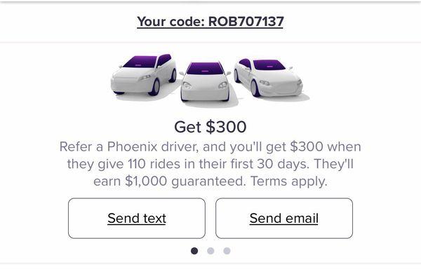 For those that want to save a couple bucks on their next ride or that want to earn a couple bucks after giving some rides